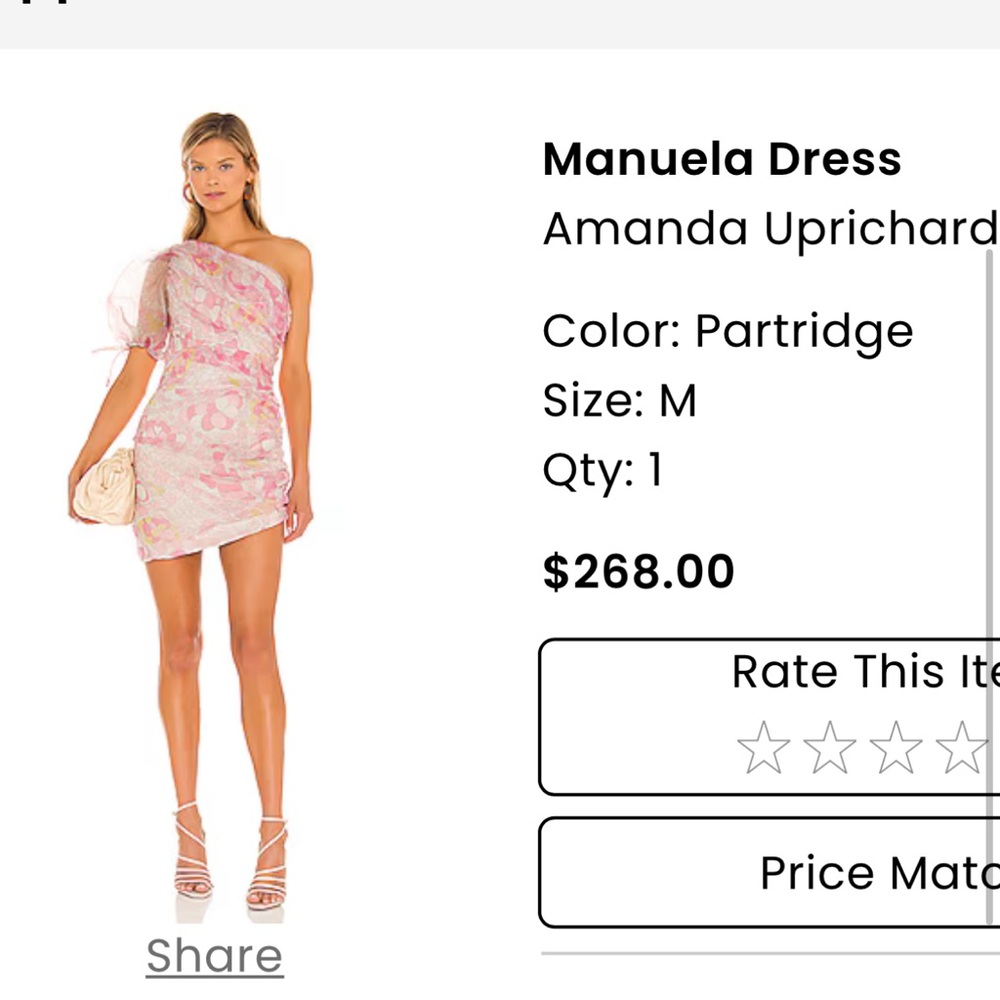 Amanda uprichard Manuela dress